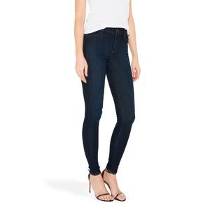 Mott & Bow Dark Wash High Rise Skinny Jeans